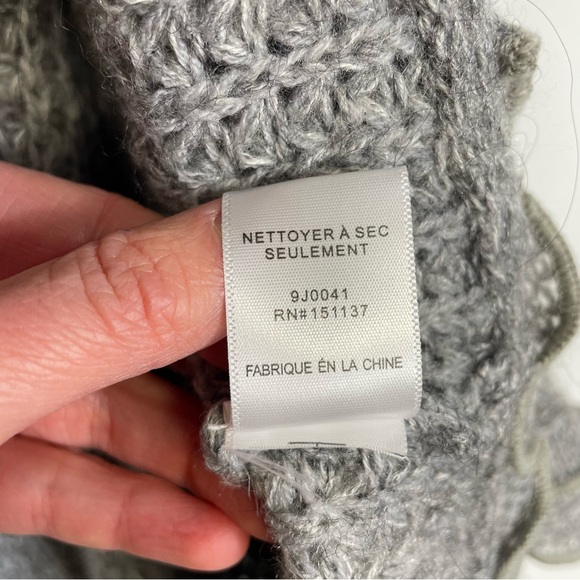 Moth Rocia Ruffled Gray Cardigan Size Small - Picture 8 of 10